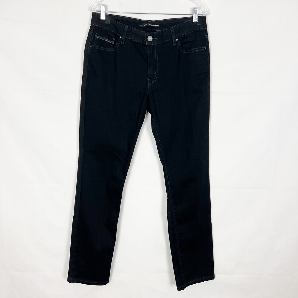 Levi's Mid-Rise Skinny Black Jeans Size 12M